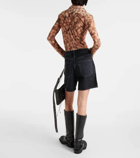 AGOLDE Stella high-rise denim shorts 3