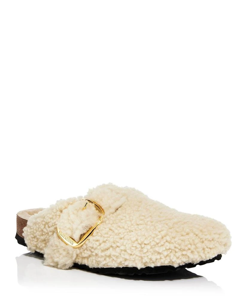 Birkenstock Women's Boston Big Buckle Teddy Shearling Clogs 1