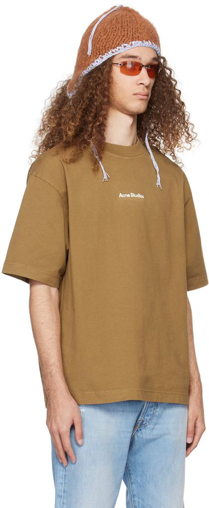 Acne Studios Brown Printed T-Shirt