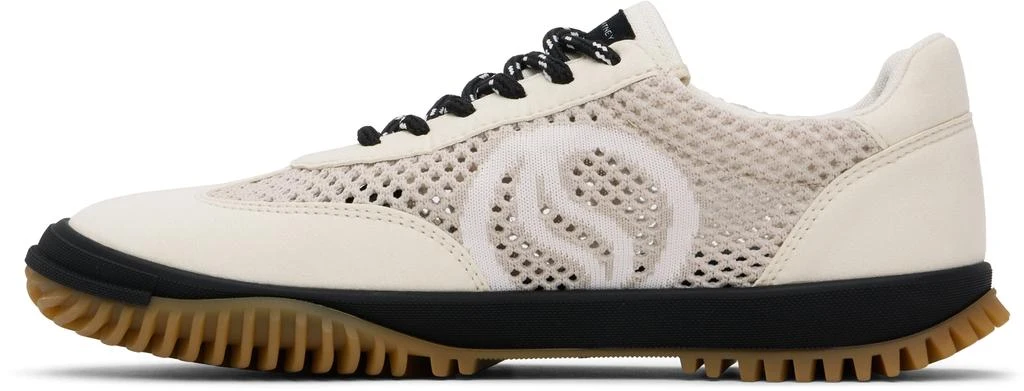 Stella McCartney Off-White & Beige S-Wave Sport Mesh Paneled Sneakers 3
