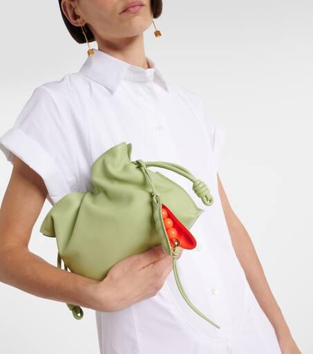 Loewe Pea Pod leather bag charm - Luggage & Travel Gear - Free