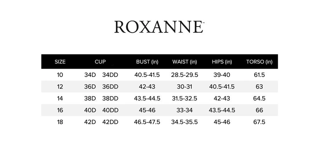 Roxanne Dd-Cup Square Neck One Piece Swimsuit In Rox Garden City 3