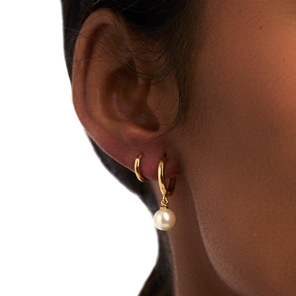 Orelia London Mini Micro Hoop Earrings