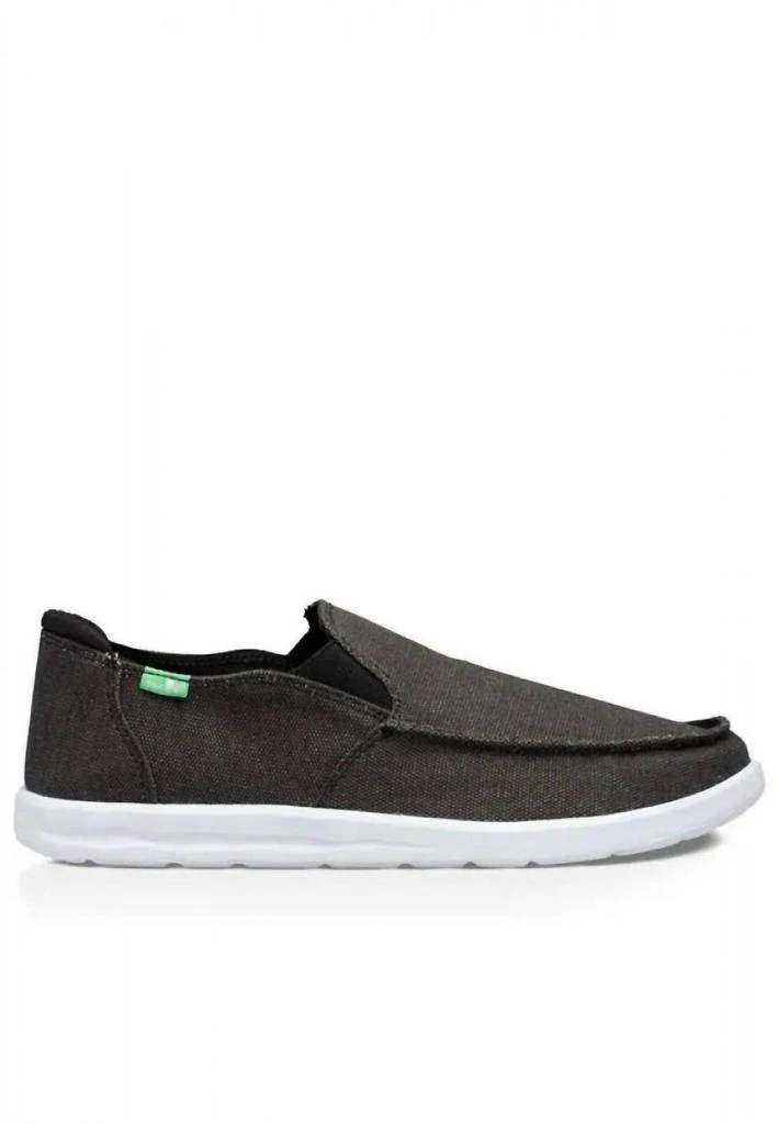 Sanuk Men's Hi Five Slip On In Black 2
