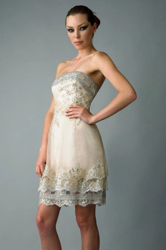 basix black label cocktail dresses All Saints All Saints Beaded Crochet Dress Long