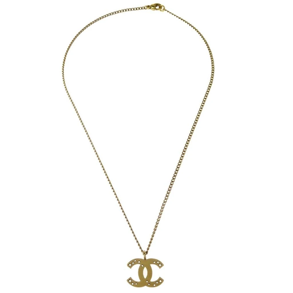 Chanel Cc Pendant Necklace Metal _Plated Necklace Jewelry (Pre-Owned)