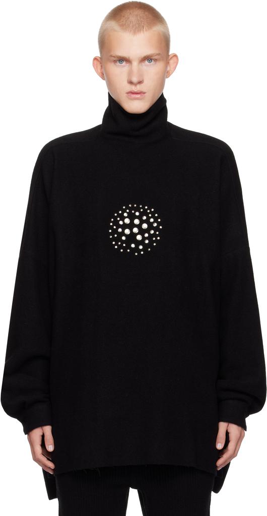 Shop Black Porterville Jumbo Orb Turtleneck on Sale at BeyondStyle