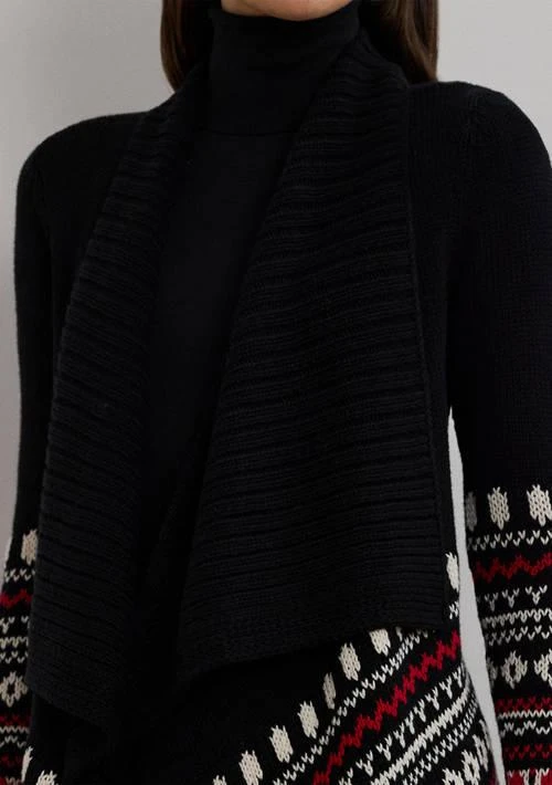 Ralph Lauren Ralph Lauren Fair Isle Cotton Shawl Collar Cardigan 3