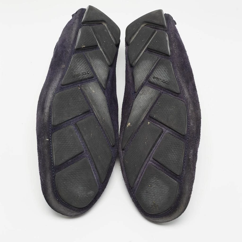 Giorgio Armani Giorgio Armani Navy Blue Suede Slip On Loafers Size 43.5 6