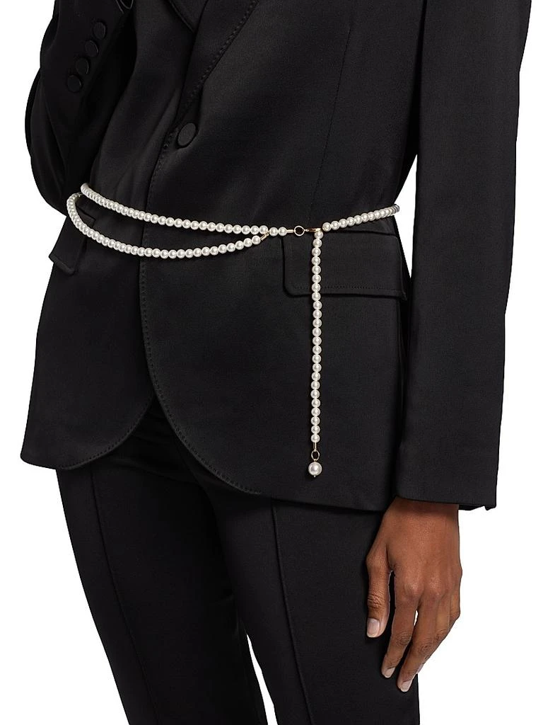 Generation Love Martina Stretch Satin Belted Blazer 6