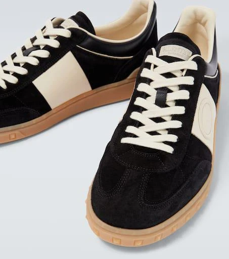 Valentino Upvillage suede and leather sneakers 3
