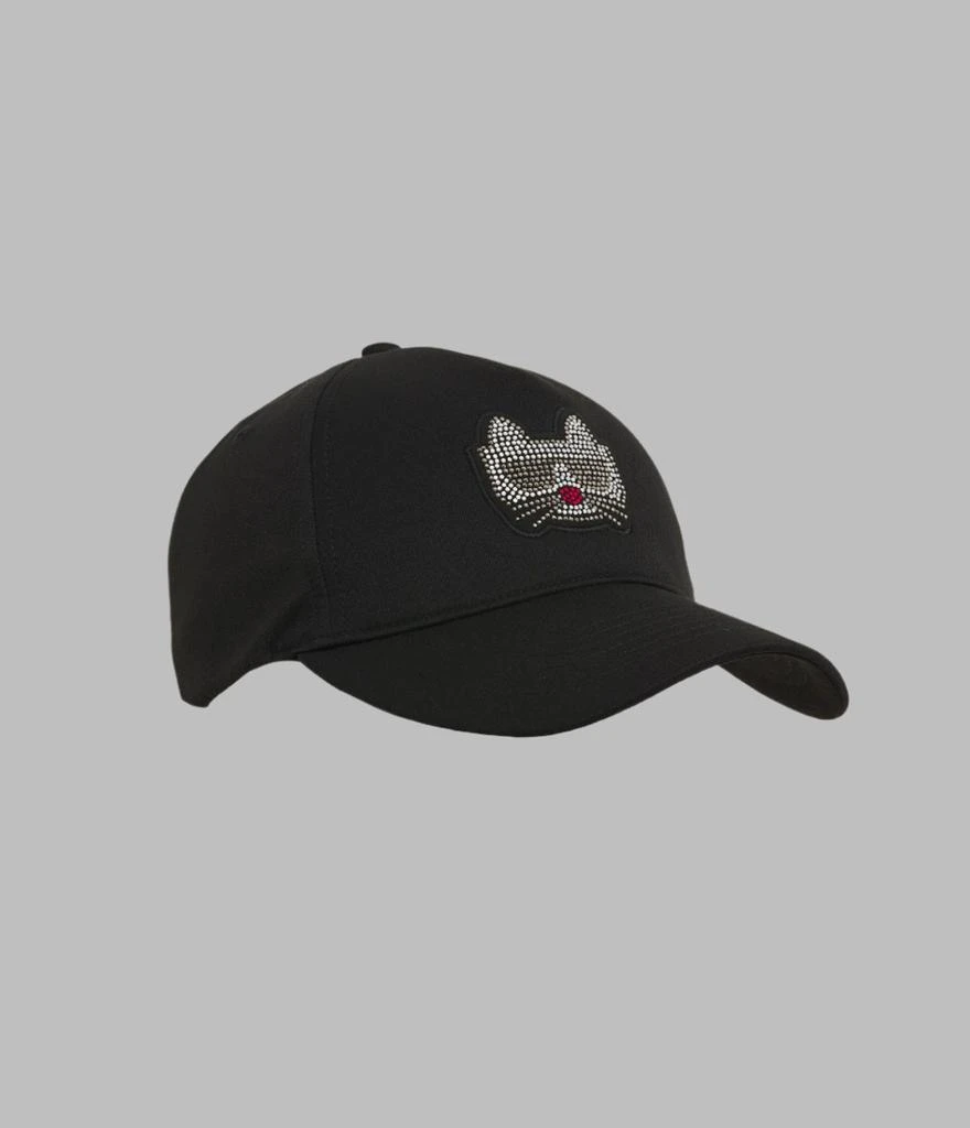 Karl Lagerfeld Paris EMBELLISHED CHOUPETTE BASEBALL CAP 2
