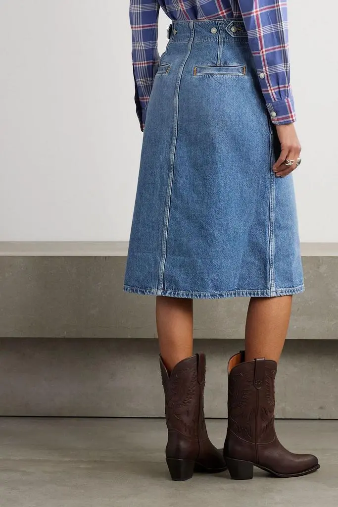 Ralph Lauren Denim midi skirt 3