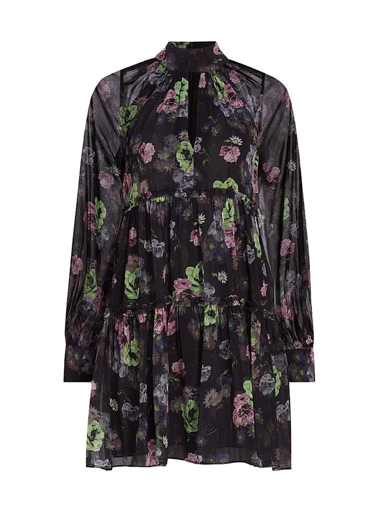 Cinq à Sept Revina Floral Gauze Minidress Dresses Skirts