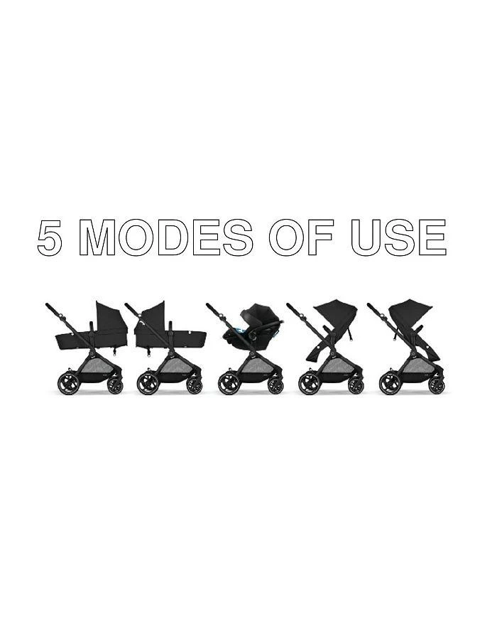 Cybex EOS 5-in-1 Travel System Stroller + Lightweight Aton G Infant Car Seat 5
