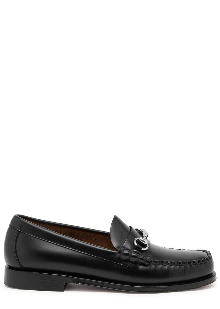 G.H BASS & CO Weejuns Lincoln Moc glossed leather loafers 1