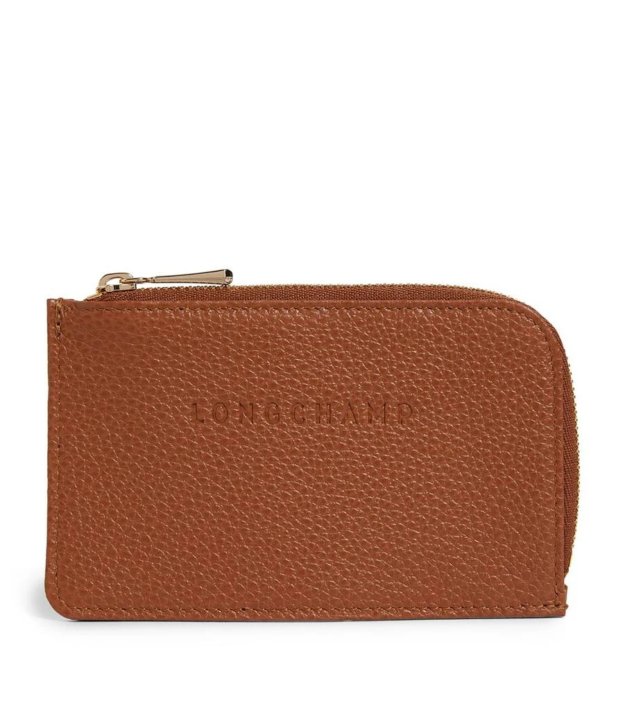 Longchamp Le Foulonné Zip-Up Card Holder 1