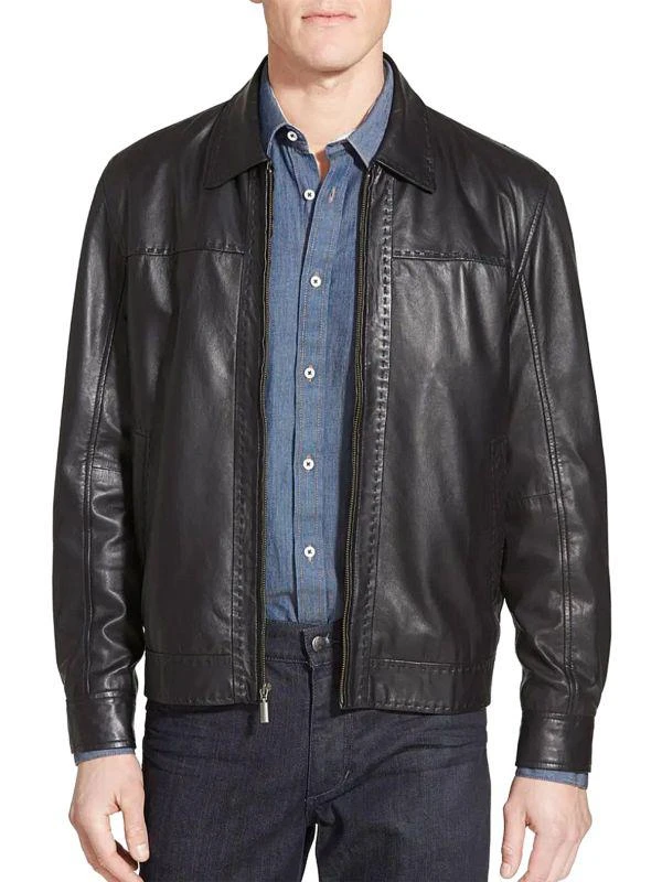 Missani Le Collezioni Lambskin Leather Jacket 1