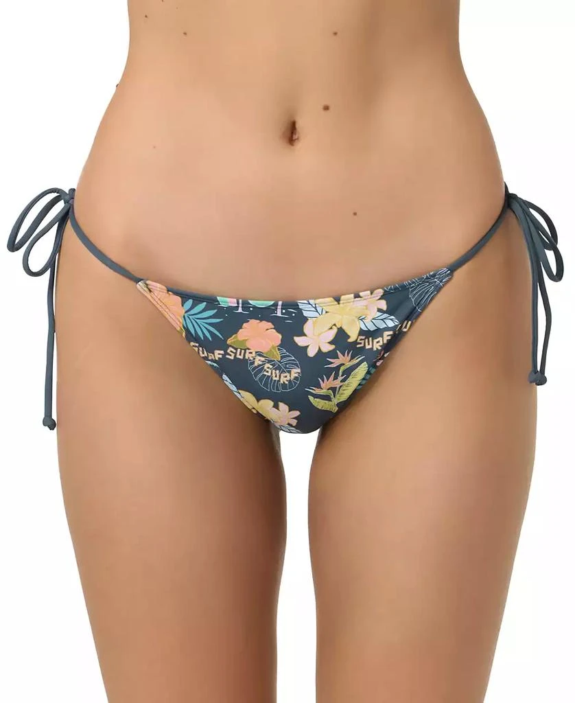 O'Neill Juniors' Loindaflow Maracas Floral Side-Tie Bikini Bottoms 1