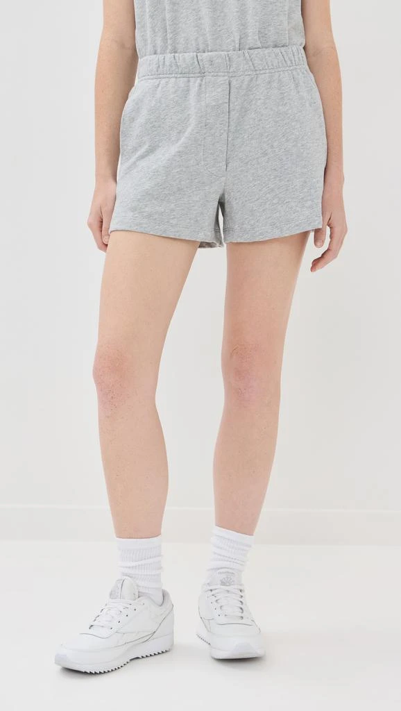 Tibi Light Weight Sweatshirting Short Shorts 6