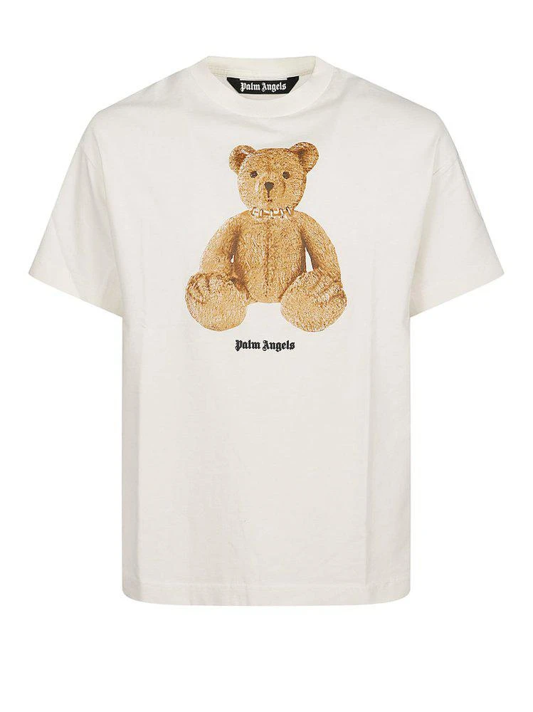 Palm Angels Palm Angels Bear Printed Crewneck T-Shirt
