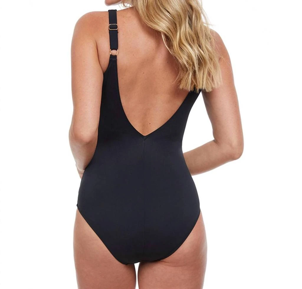 Gottex V-Neck One Piece Swimsuit 2