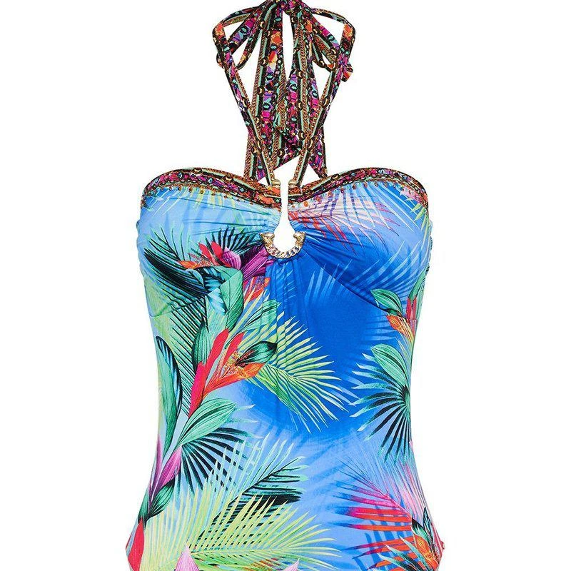 Camilla Camilla Women's What's Your Vice Bandeau One Piece Swimsuit with Ring 1
