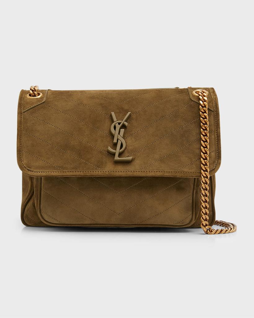 日本最大の Laurent Saint Yves Niki in Bag Shoulder YSL Flap Medium バッグ
