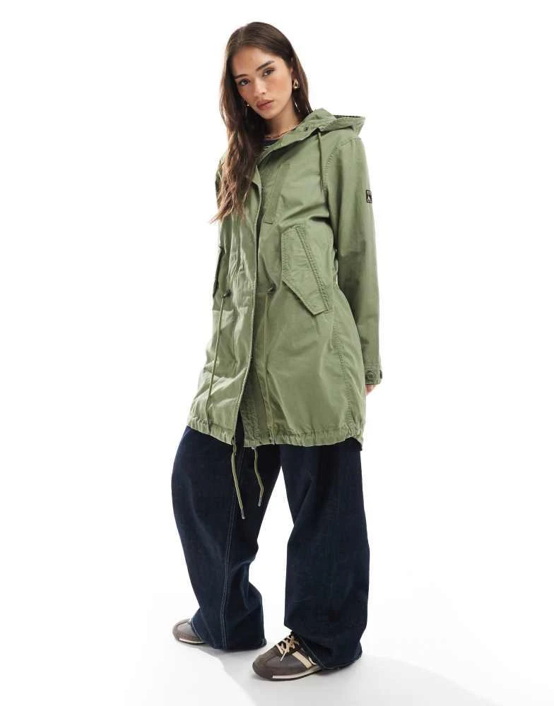 Superdry Superdry Vintage field parka in vintage khaki 1