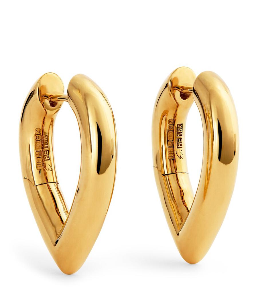 Engelbert Medium Yellow Gold Drop Link Earrings