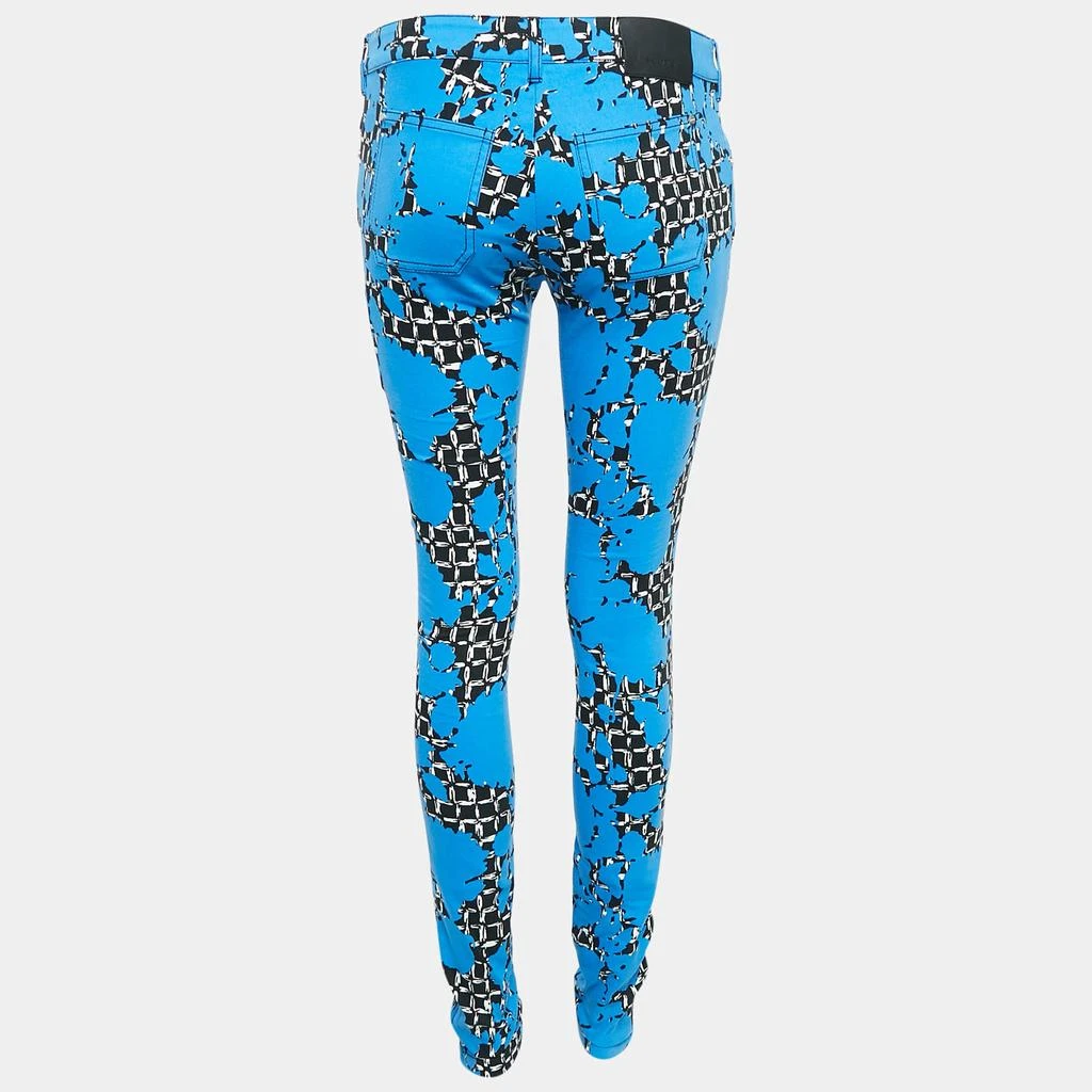 Balenciaga Balenciaga Blue Printed Denim Skinny Jeans S Waist 30" 2