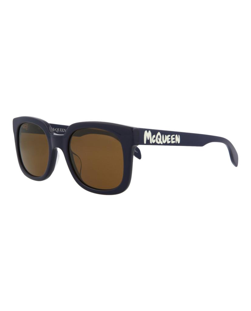 Alexander McQueen Square-Frame Acetate Sunglasses