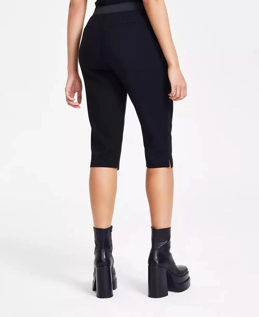 Bar III Women's Woven Capri High-Rise Capri Pants, Exclusively at Macy's 4