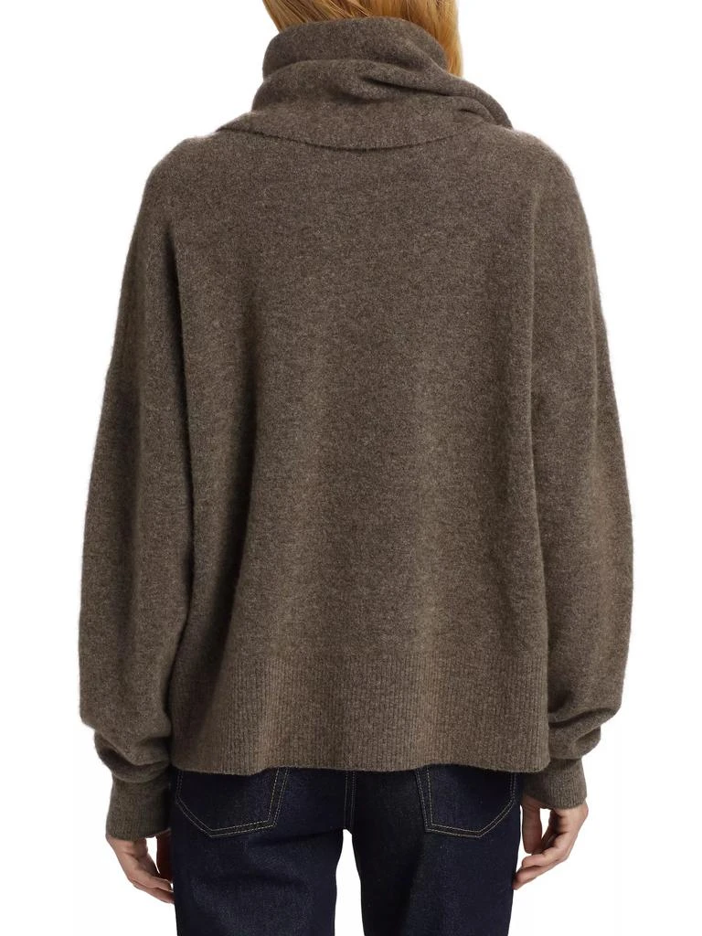 Totême Draped-Scarf Knit Sweater 5