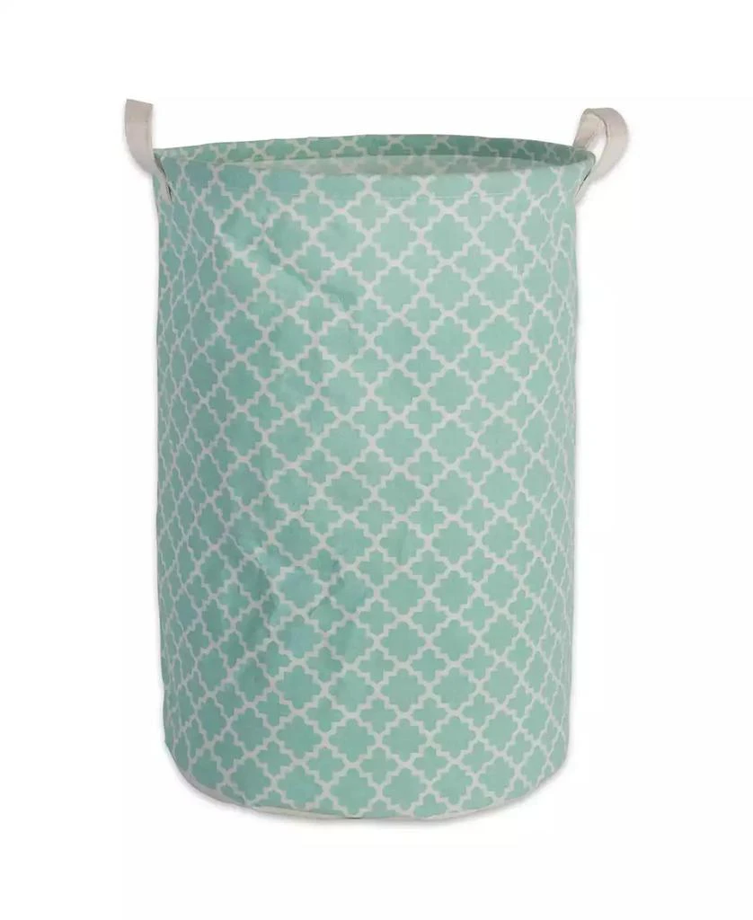 Design Imports Polyethylene Coated Cotton Polyester Laundry Ham Polyethylener Lattice Round