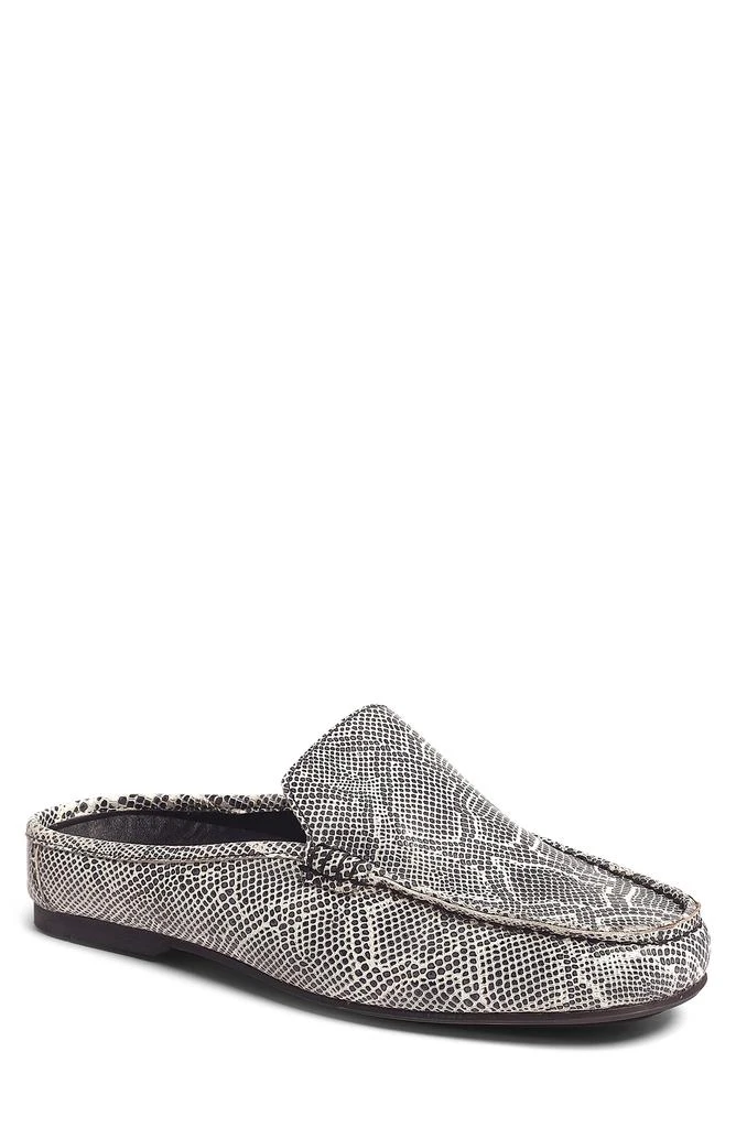 CARLOS SANTANA Hector Snake Embossed Leather Mule 1