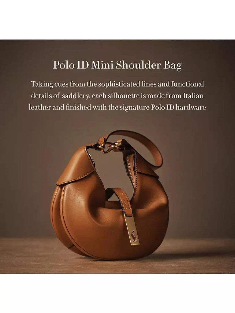 Polo Ralph Lauren Mini Polo ID Leather Shoulder Bag 9