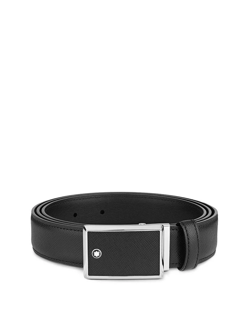 MontBlanc Men
s Sartorial Collection Black Buckle Belt 3