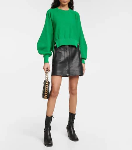 Stella McCartney Cropped cotton sweater 2