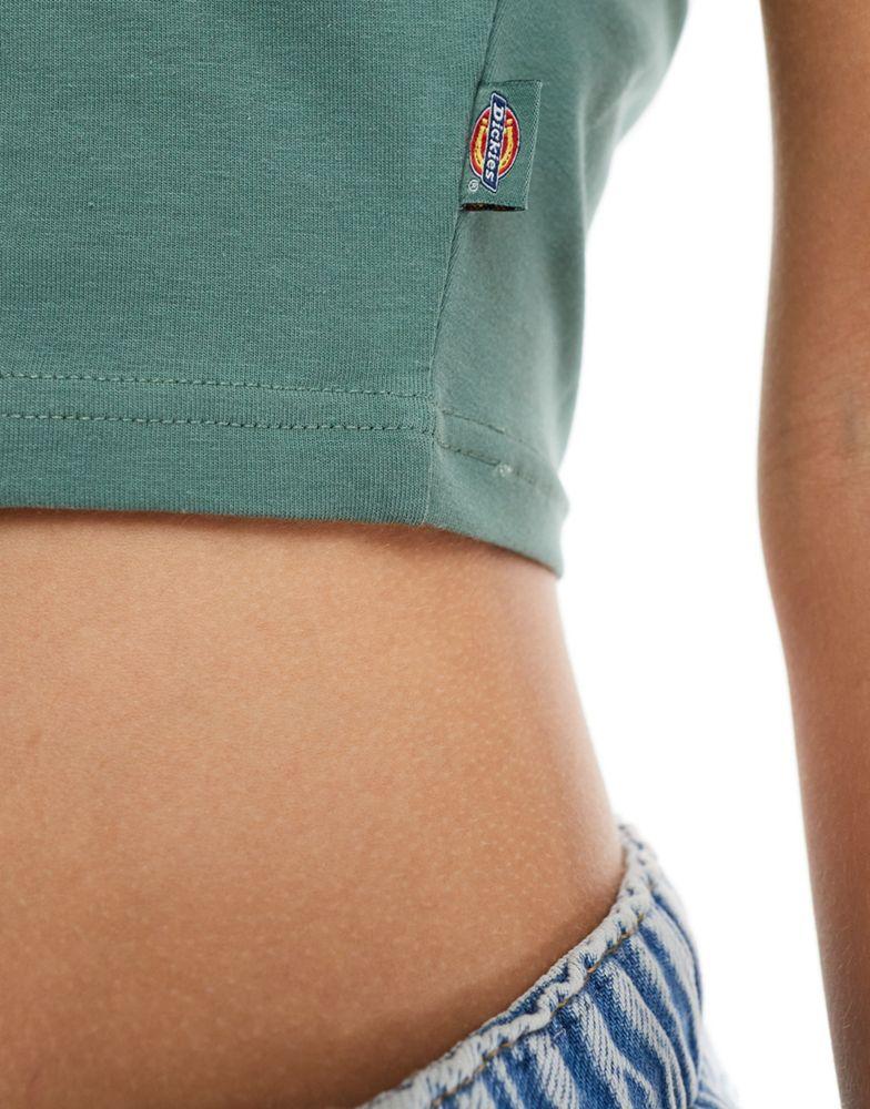 Dickies Dickies maple valley baby tee in dark green