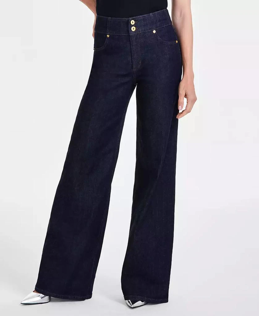 INC International Women's High-Rise Wide-Leg Jeans, Created for Macy's 4