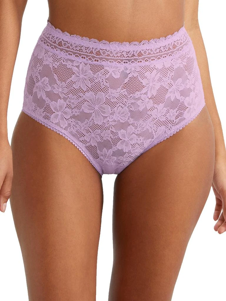Bare Women's The Soft Stretch High-Waist Lace Brief 6