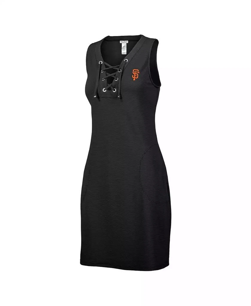 Tommy Bahama Women's Black San Francisco Giants Island Cays Lace-Up Spa Dress 3