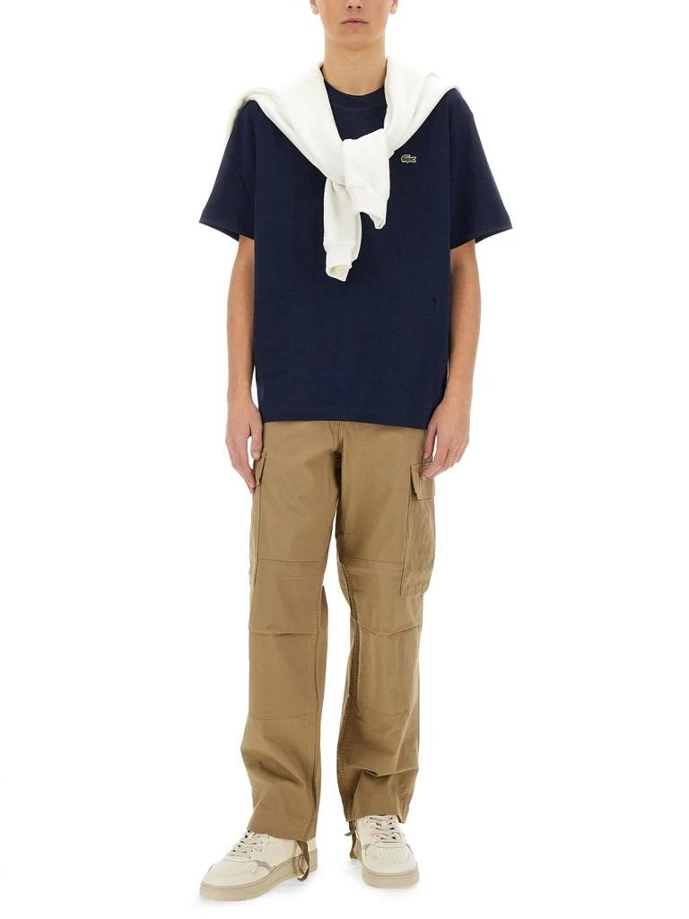 Lacoste Lacoste Logo Patch Crewneck T-Shirt 2