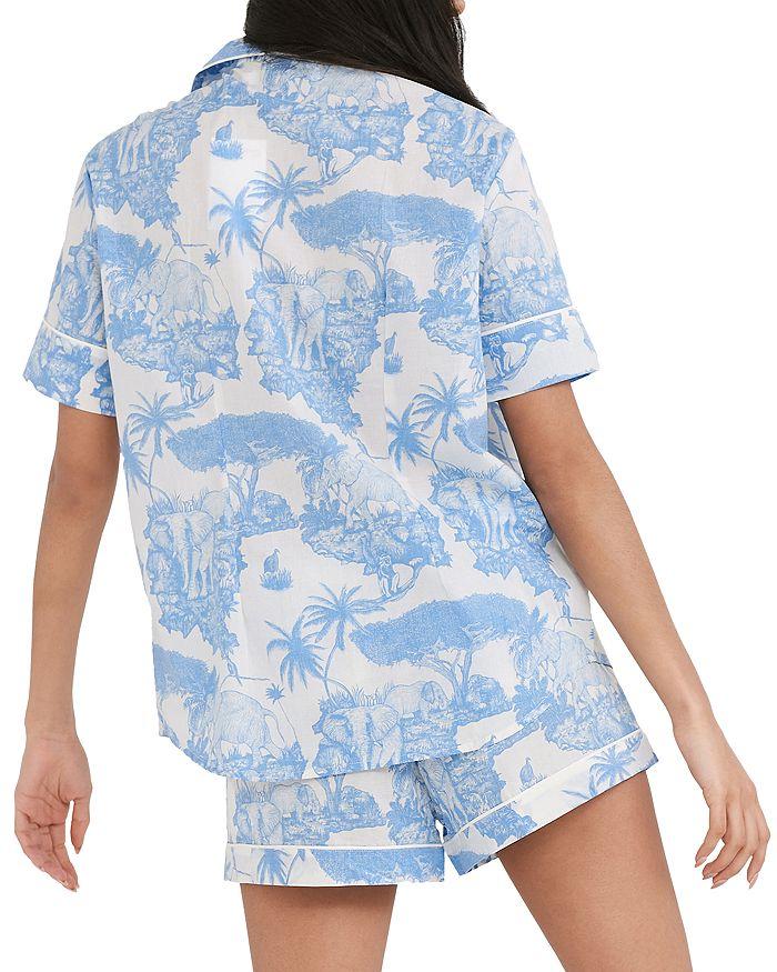 Desmond & Dempsey Loxodonta Short Pajama Set