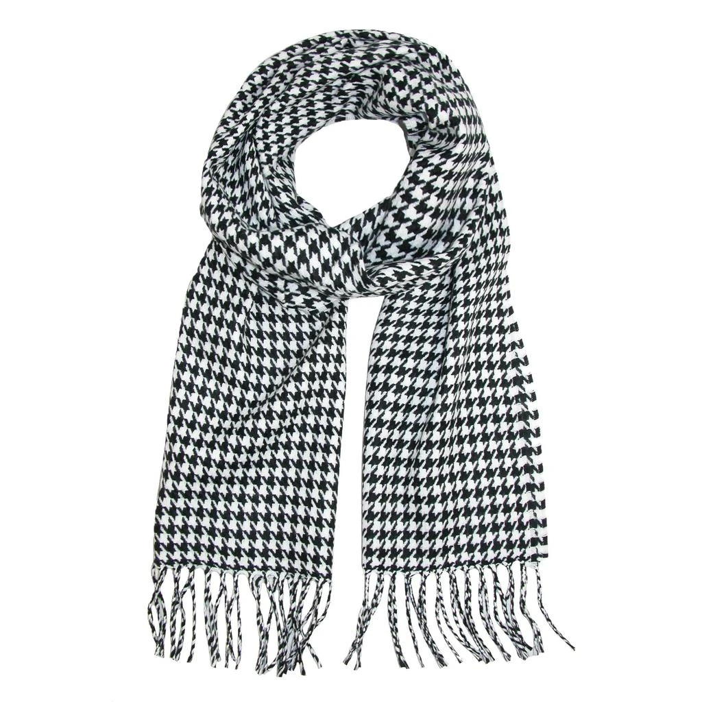 David & Young Softer Than Cashmere Houndstooth Winter Scarf 1