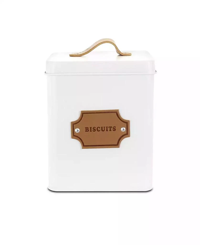 MegaChef Kitchen Food Storage and Organization 5 Piece Canister Set in White 10