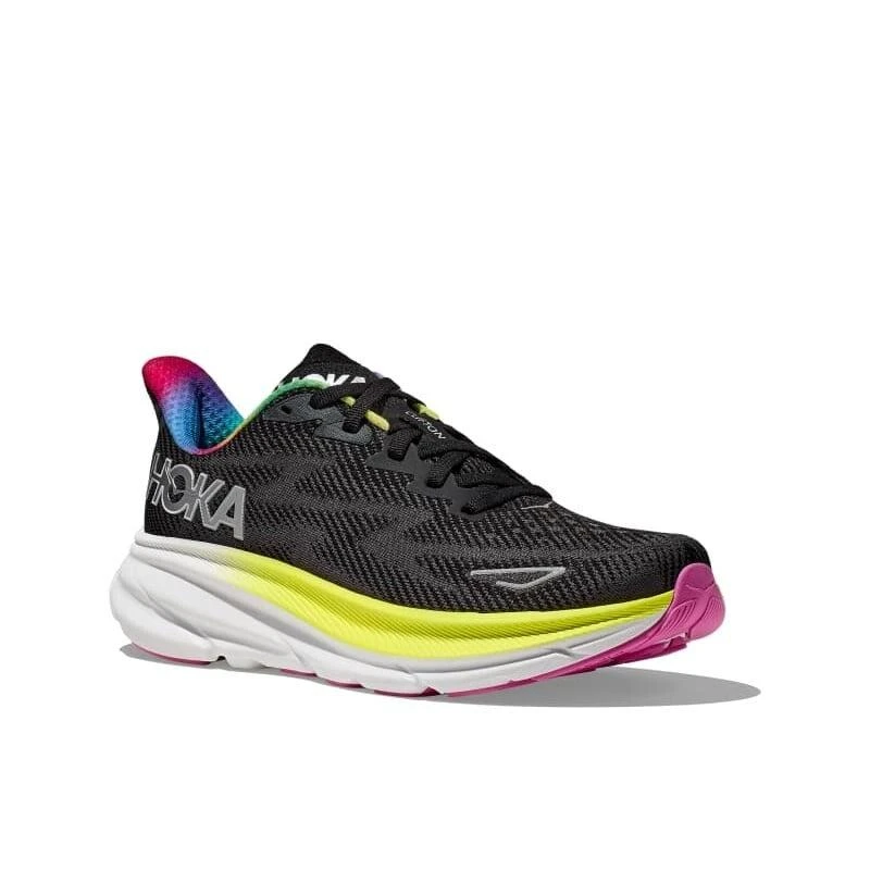 Hoka One One Clifton 9 1127895-BAAB Sneakers Mens 13 Black Running Shoes EEE4105 1