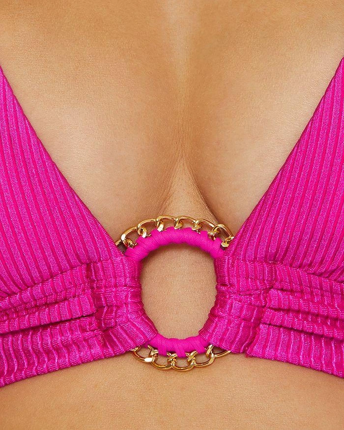 Becca Monte Carlo Mira Rib Halter Bikini Top 4