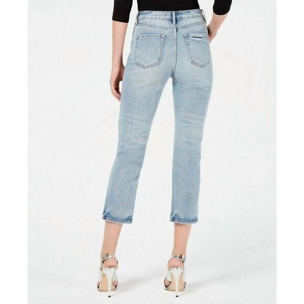 KENDALL & KYLIE Kendall + Kylie - The Icon Distressed Boyfriend Crop Ripped Jeans 3